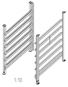 Навесная рама 6-1/1, 6 уровней RATIONAL 60.61.373 в компании ШефСтор